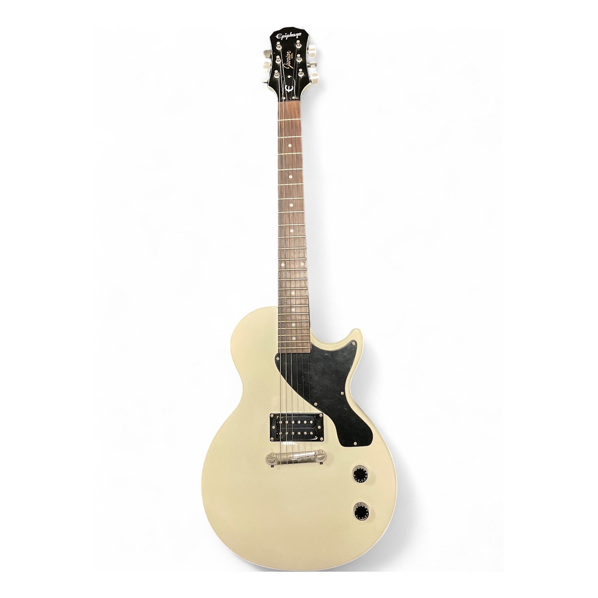 Used Epiphone Les Paul Junior Classic White Solid Body Electric