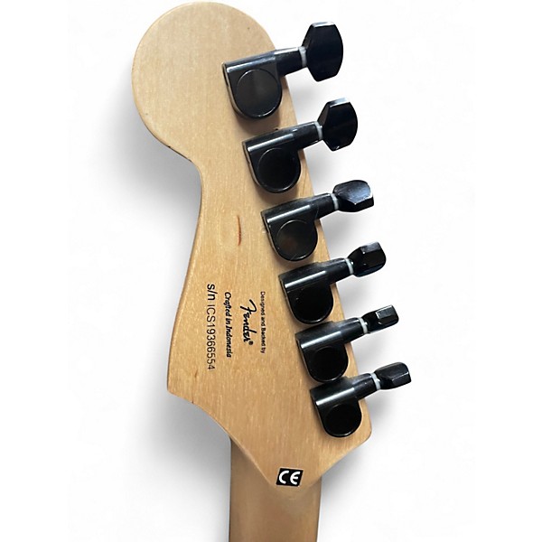 Used Squier Bullet Stratocaster Hardtail BLACK CHARCOAL METALLIC Solid Body Electric Guitar