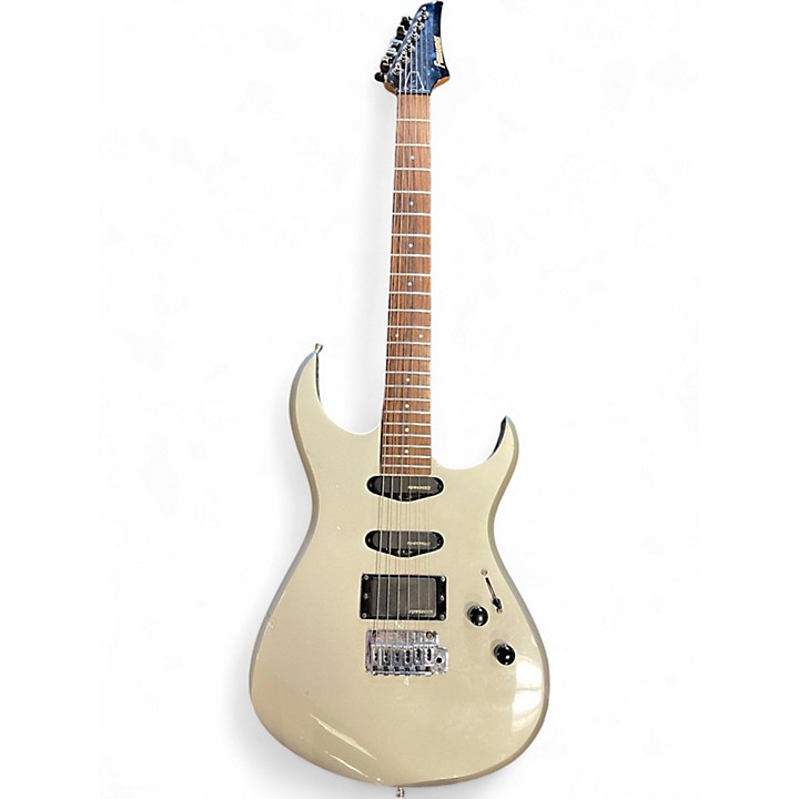 Used Fernandes FGZ-400 SILVER Solid Body Electric Guitar SILVER