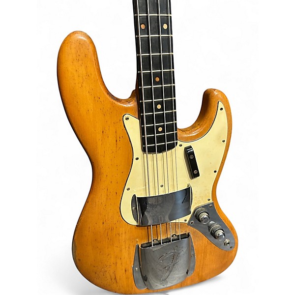 Vintage 1961 Fender 1961 FENDER JAZZ BASS Natural Electric Bass Guitar