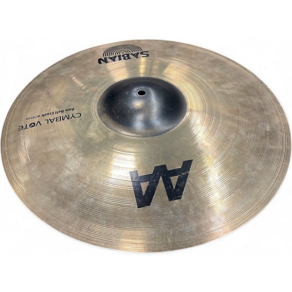 Used SABIAN 18in AA RAW BELL CRASH Cymbal