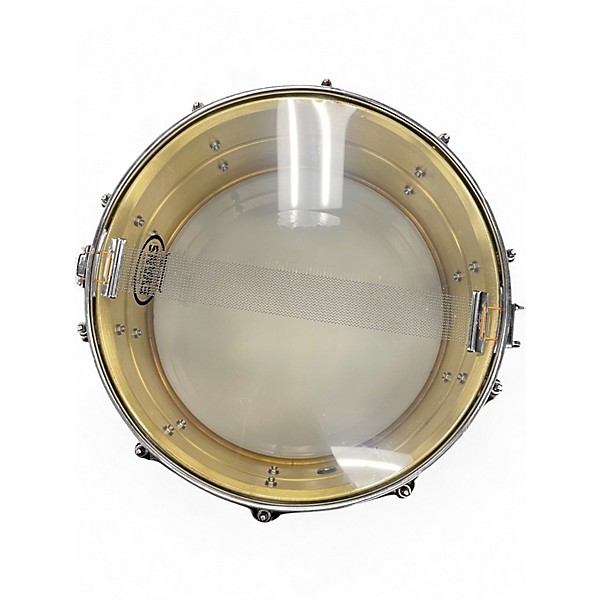 Used Ludwig 6.5X14 LM304 Rocker Brass Drum