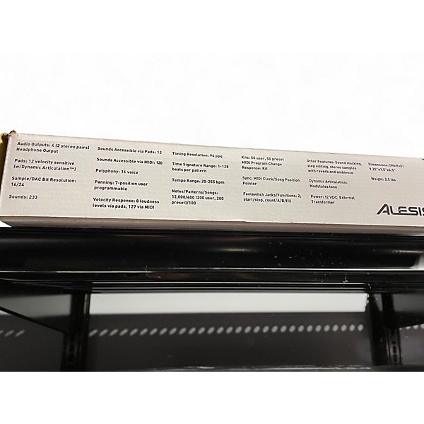 Used Alesis SR16 Drum Machine