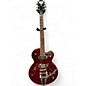 Used 2010s Epiphone Wildkat with Bigsby Wine Red Hollow Body Electric Guitar thumbnail