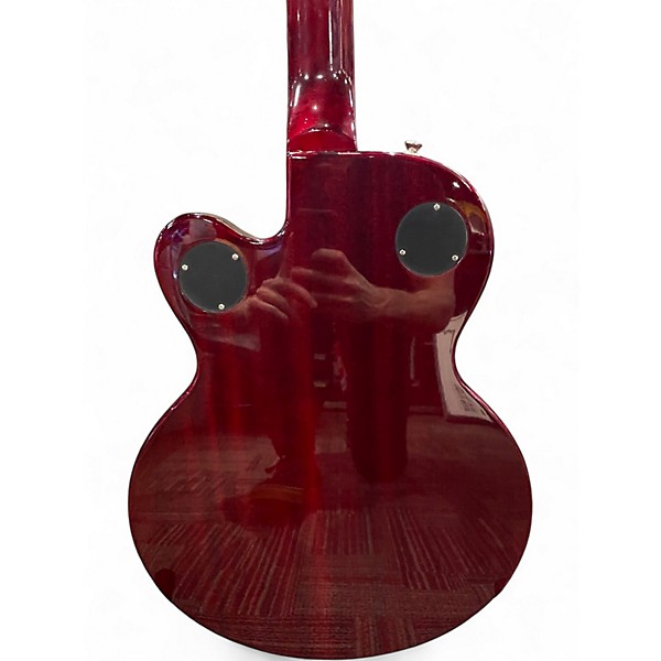 Used 2010s Epiphone Wildkat with Bigsby Wine Red Hollow Body Electric Guitar