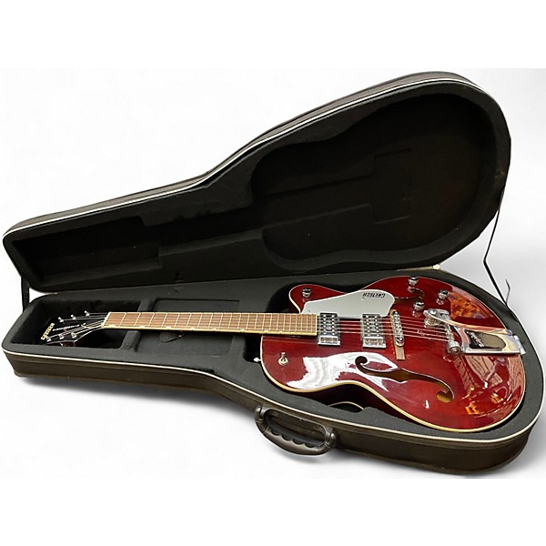 Used 2009 Gretsch Guitars G5120 Electromatic Burgundy Hollow Body Electric Guitar