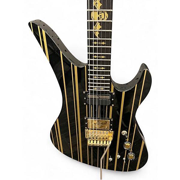 Used Schecter Guitar Research Synyster Gates Signature Custom S GOLD PINSTRIPE Solid Body Electric Guitar