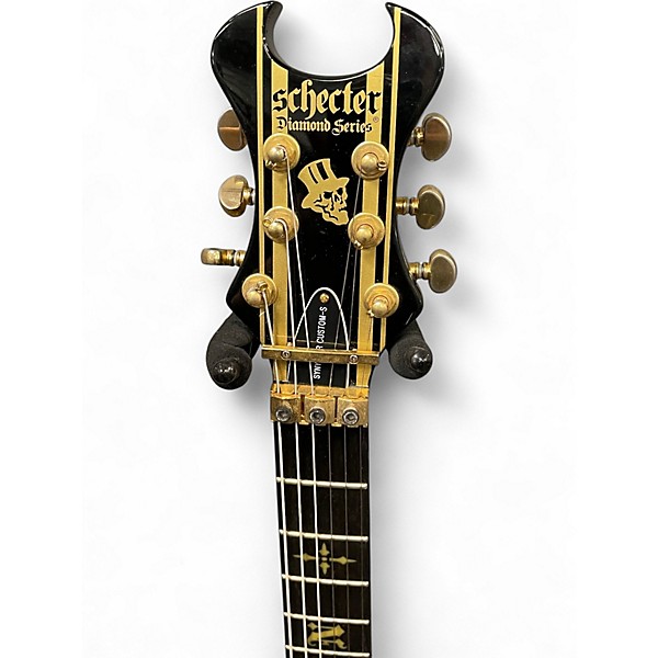 Used Schecter Guitar Research Synyster Gates Signature Custom S GOLD PINSTRIPE Solid Body Electric Guitar