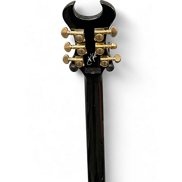 Used Schecter Guitar Research Synyster Gates Signature Custom S GOLD PINSTRIPE Solid Body Electric Guitar