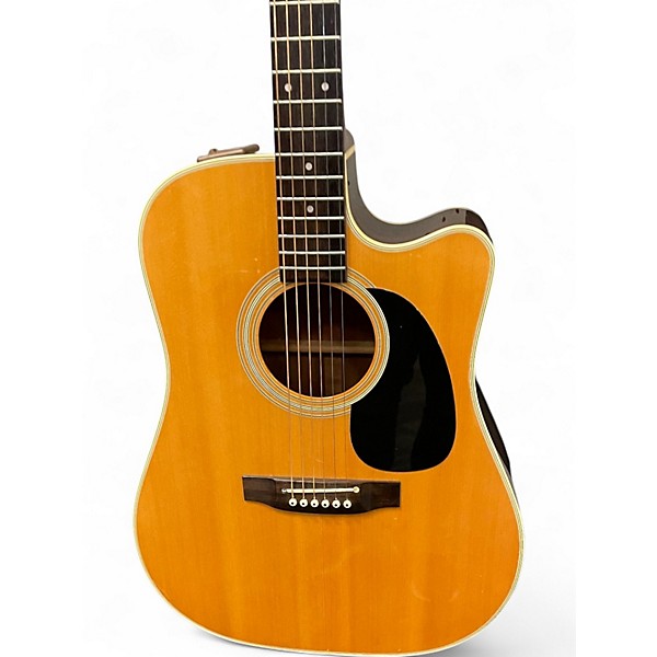 Used Takamine EF360C Natural Acoustic Electric Guitar