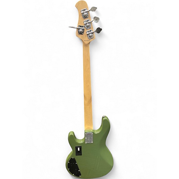Used Sterling by Music Man SUB Series StringRay Ray4 HH Olive Green Electric Bass Guitar