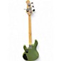Used Sterling by Music Man SUB Series StringRay Ray4 HH Olive Green Electric Bass Guitar
