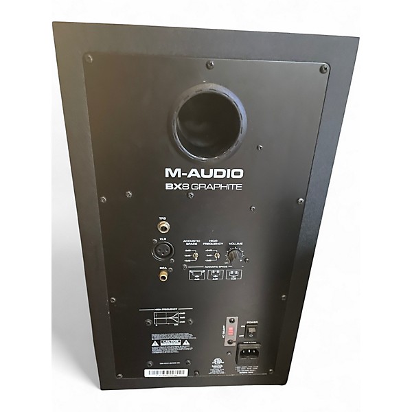 Used M-Audio BX8 GRAPHITE Powered Monitor