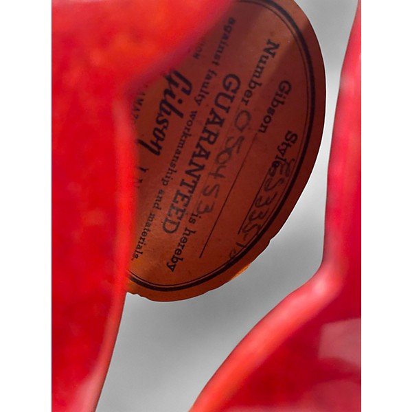 Vintage 1967 Gibson ES335 12 String Cherry Hollow Body Electric Guitar