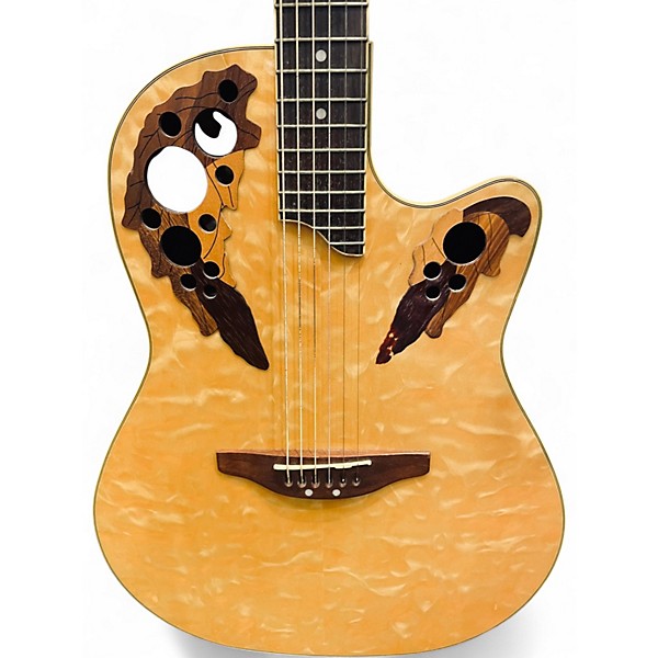 Used Ovation CP247 CELEBRITY Natural Acoustic Electric Guitar