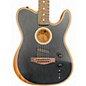 Used Fender Acoustasonic Player Telecaster Black Acoustic Electric Guitar