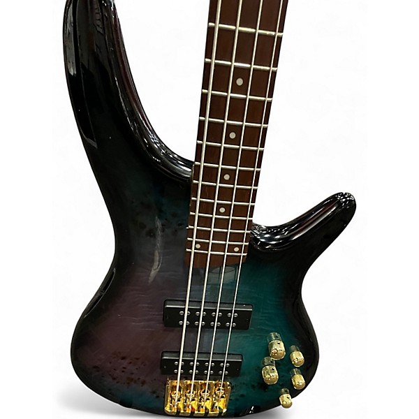 Used Ibanez SR400 Blue Electric Bass Guitar