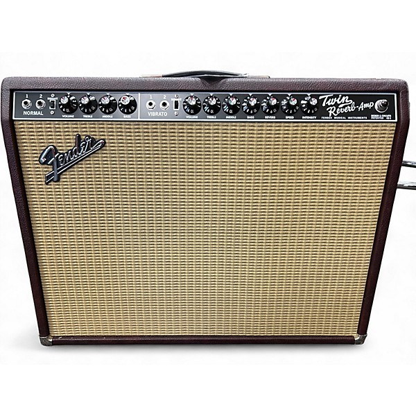 Used Fender 1965 Reissue Twin Reverb 85W 2x12 Tube Guitar Combo Amp