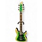 Used Schecter Guitar Research Omen Extreme 6 Green Solid Body Electric Guitar thumbnail