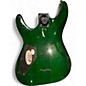 Used Schecter Guitar Research Omen Extreme 6 Green Solid Body Electric Guitar