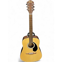 Used Fender fa125 Natural Acoustic Guitar