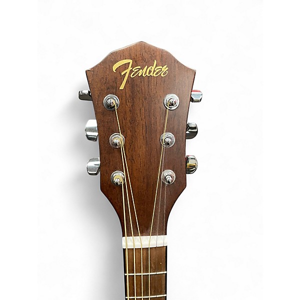 Used Fender fa125 Natural Acoustic Guitar