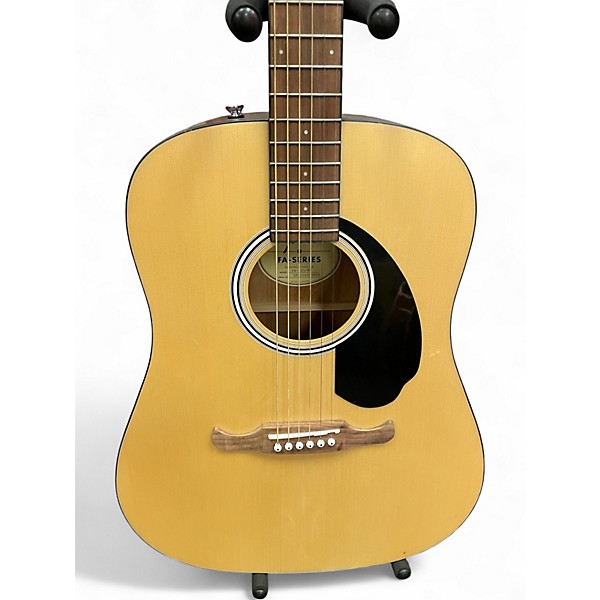 Used Fender fa125 Natural Acoustic Guitar