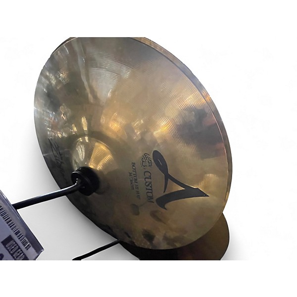 Used Zildjian 14in A Custom Hi Hat Pair Cymbal
