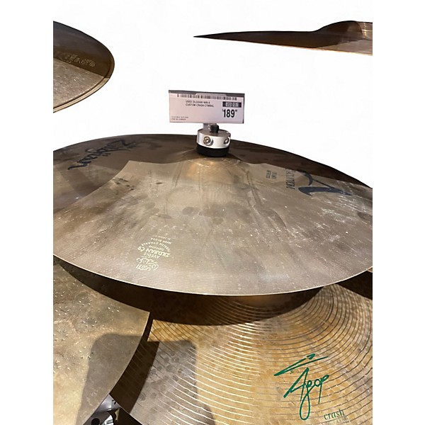Used Zildjian 16in A Custom Crash Cymbal