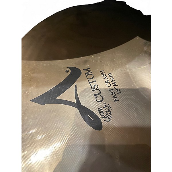 Used Zildjian 18in A Custom Crash Cymbal
