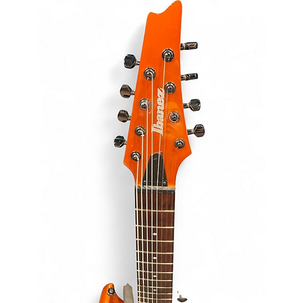 Used Ibanez RG80E Metallic Orange Solid Body Electric Guitar