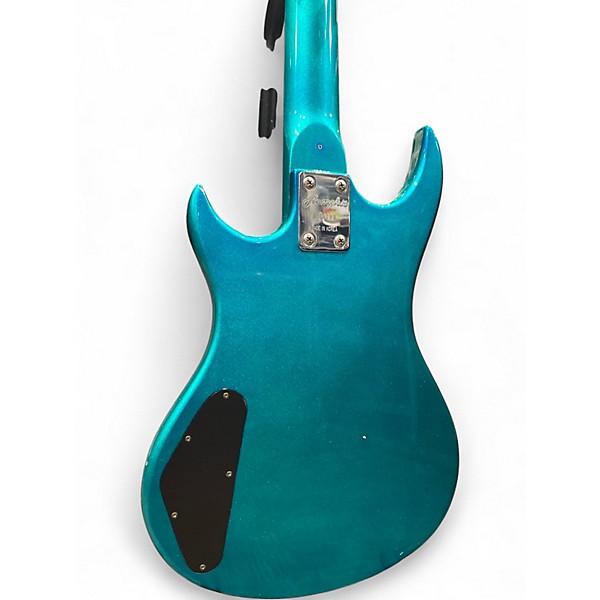 Vintage 1970s Memphis B-2MB Metallic Blue Electric Bass Guitar