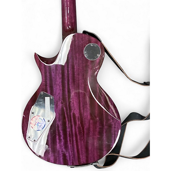Used ESP LTD EC1000 Deluxe Trans Purple Solid Body Electric Guitar