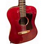 Used Guild D25CH Chrome Red Acoustic Guitar