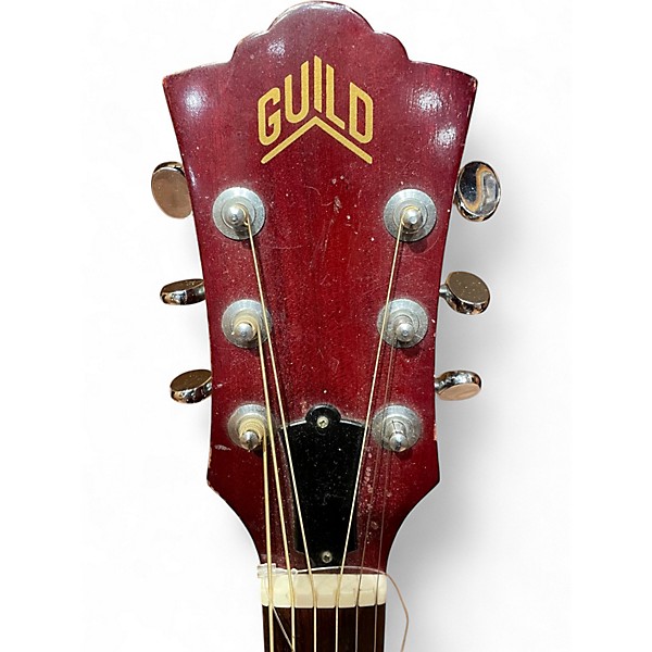 Used Guild D25CH Chrome Red Acoustic Guitar