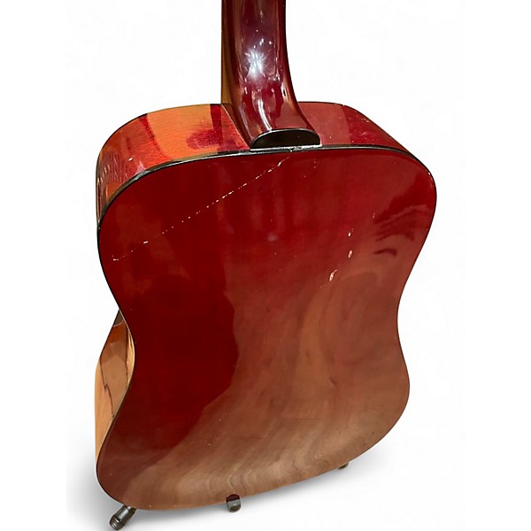 Used Guild D25CH Chrome Red Acoustic Guitar