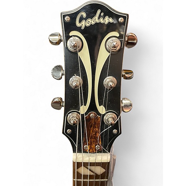 Used Godin 5TH JUMBO P RAIL HARVEST GOLD Hollow Body Electric Guitar