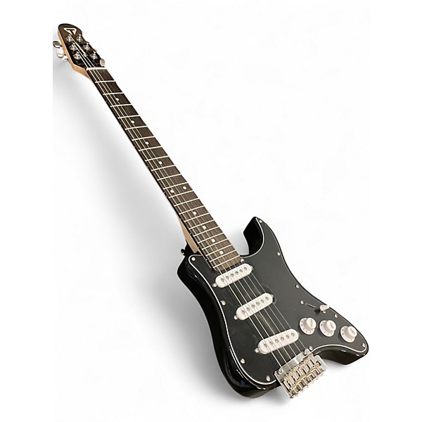 Used Traveler TRAVELCASTER Black Electric Guitar