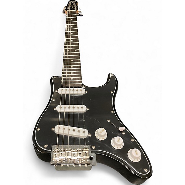 Used Traveler TRAVELCASTER Black Electric Guitar