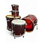 Used TAMA 5 Piece Silverstar Ruby SPARKLE Drum Kit thumbnail