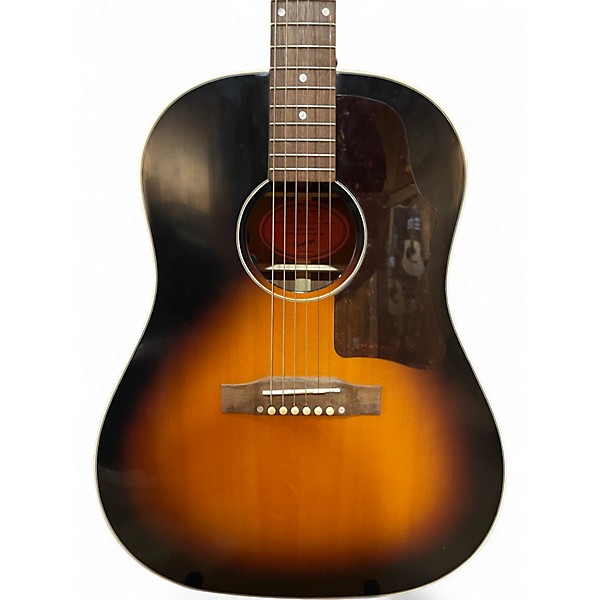 Used Epiphone J45 Vintage Sunburst Acoustic Electric Guitar