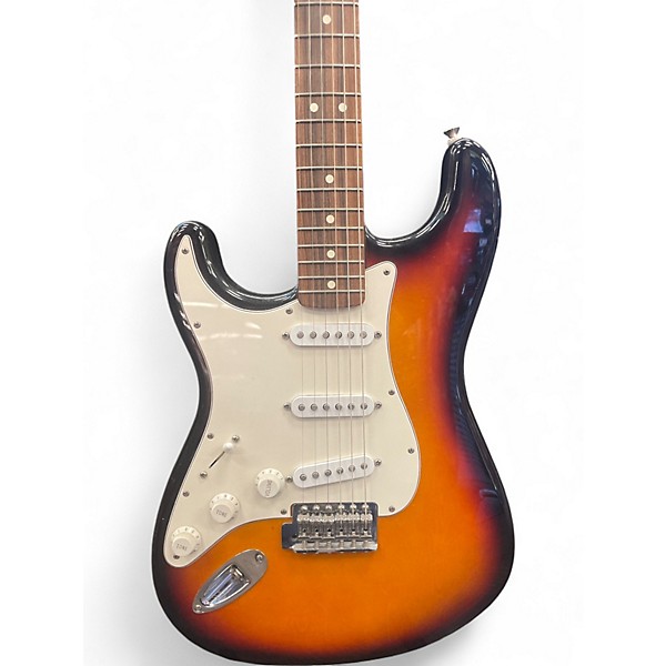Used Fender LEFT HANDED STRATOCASTER Sunburst Electric Guitar