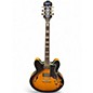 Used Epiphone Sheraton II 2 Tone Sunburst Hollow Body Electric Guitar thumbnail
