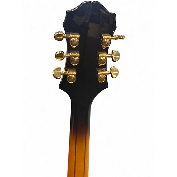 Used Epiphone Sheraton II 2 Tone Sunburst Hollow Body Electric Guitar