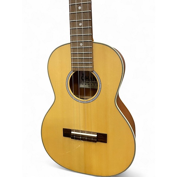 Used Ohana TK-22 SPRUCE/MAHOGANY TENOR Natural Ukulele