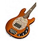 Used 2010s Ernie Ball Music Man USA Family Reserve Stingray 4 Metallic Orange Electric Bass Guitar