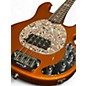 Used 2010s Ernie Ball Music Man USA Family Reserve Stingray 4 Metallic Orange Electric Bass Guitar