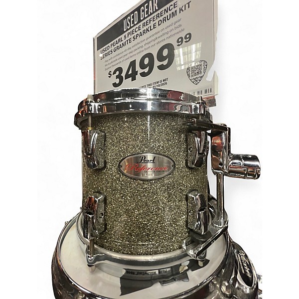 Used Pearl 5 Piece Reference Series GRANITE SPARKLE Drum Kit