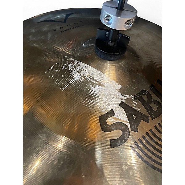 Used SABIAN 14in Vault Hi Hat Brilliant Cymbal