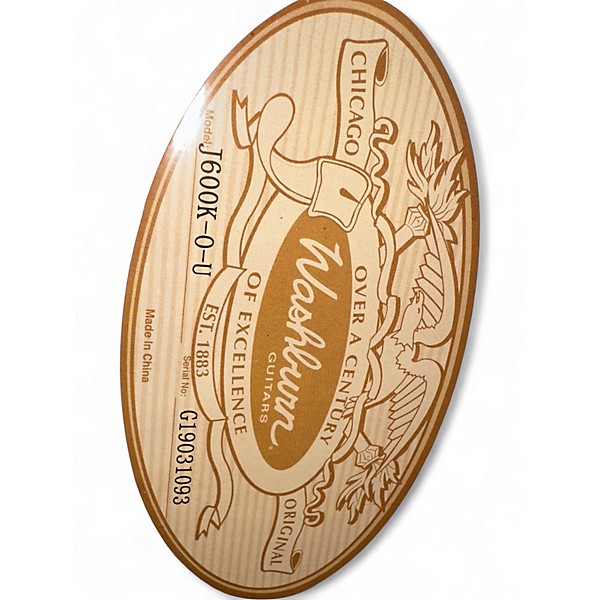 Used Washburn J-600 Vintage Sunburst Hollow Body Electric Guitar